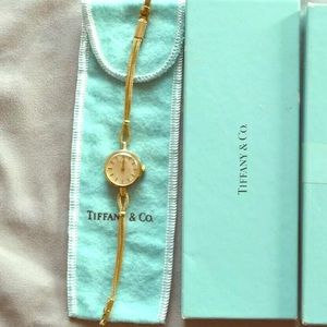 Tiffany and co. 14k solid gold watch